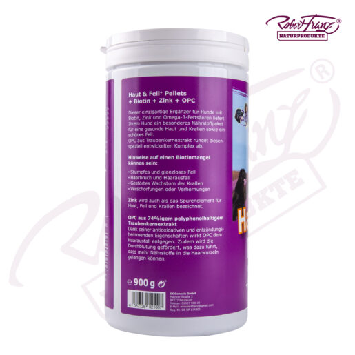 Haut & Fell Pellets + Biotin + Zink + OPC "explizit für Hunde" 900g – Bild 3