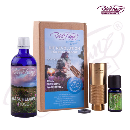 Wasch Modul Soft clean von Robert Franz + Wäscheduft Rose gratis